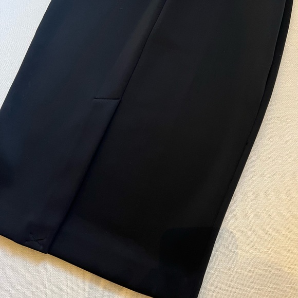 New Cameo Black Midi Dress with High Collar - Picture 12 of 13